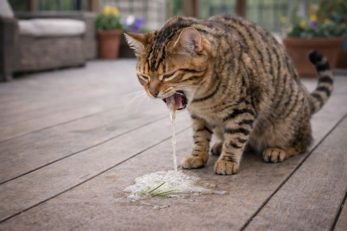 combien de temps pour évacuer un corps étranger chat