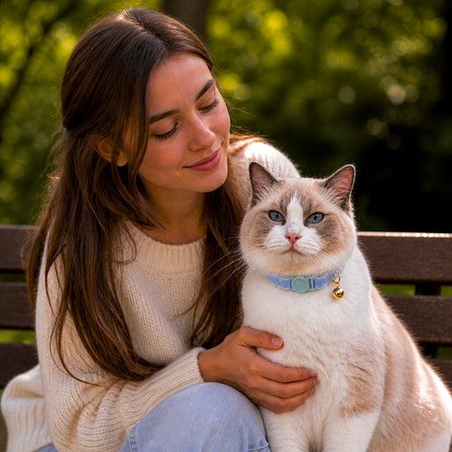 Collier anti-étranglement pour chat