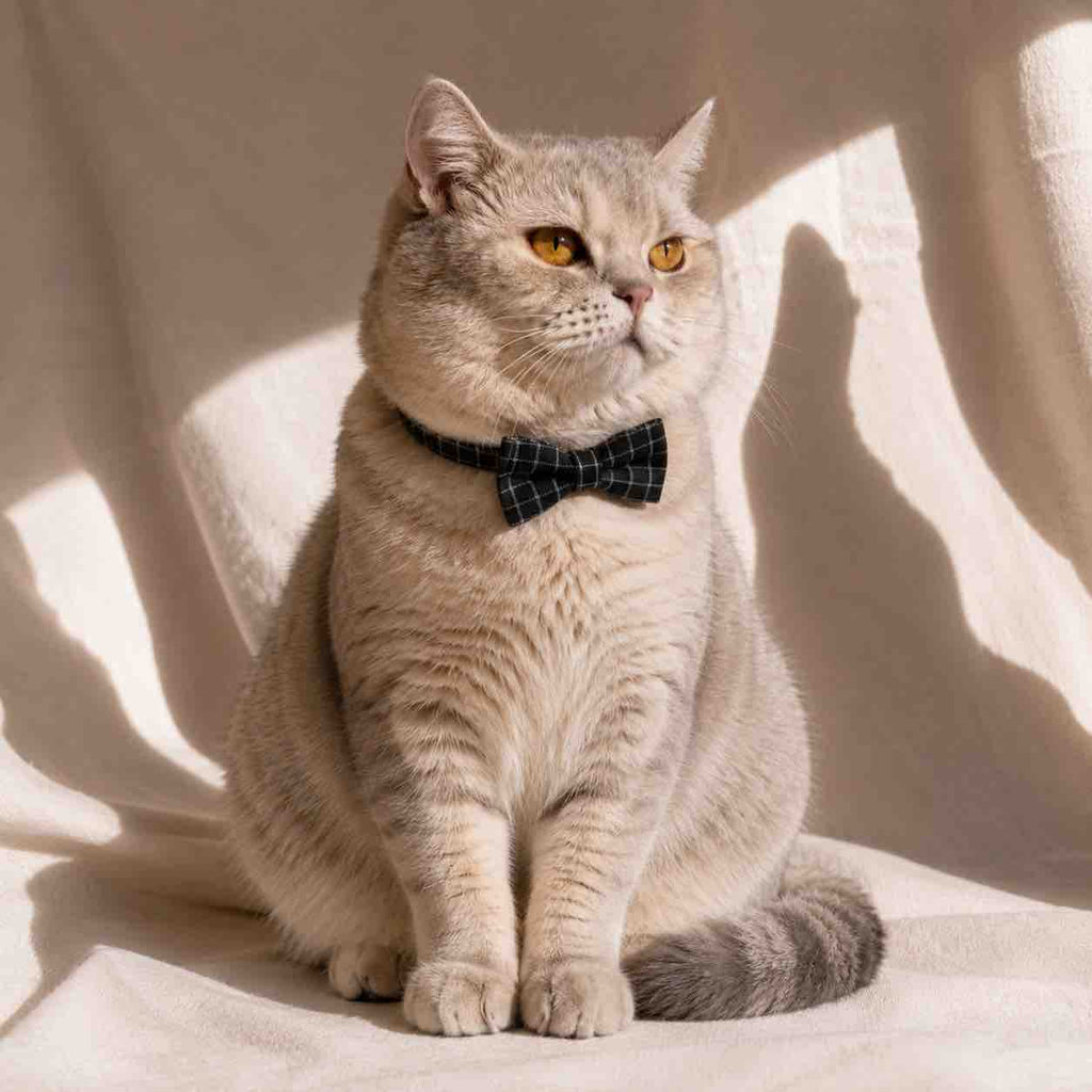 Collier anti-étranglement avec nœud papillon pour chat - Muzo