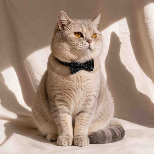 Collier anti-étranglement avec nœud papillon pour chat - Muzo