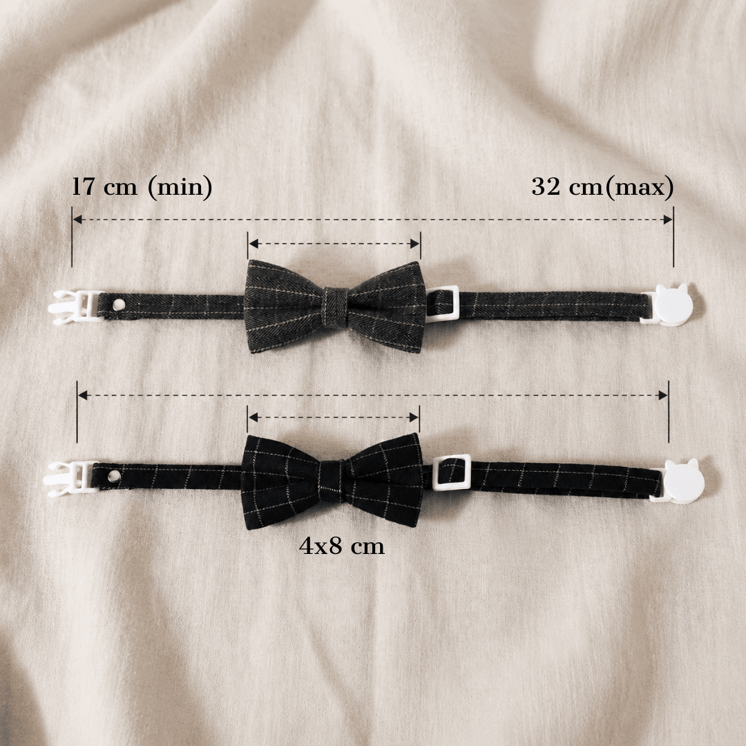 Collier anti-étranglement avec nœud papillon pour chat - Muzo