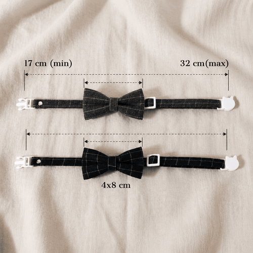 Collier anti-étranglement avec nœud papillon pour chat - Muzo
