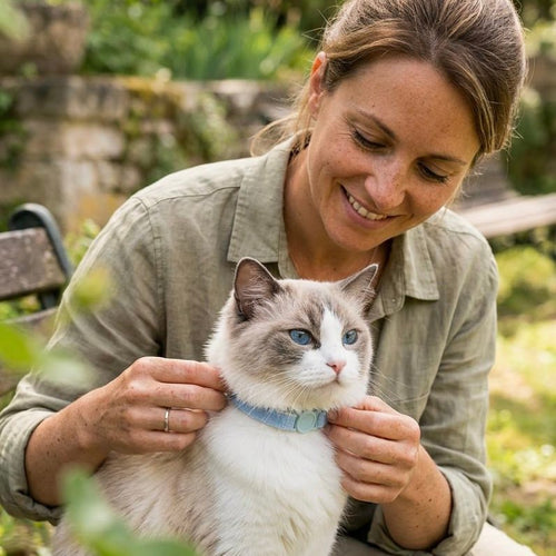 Collier anti - étranglement pour chat - Muzo