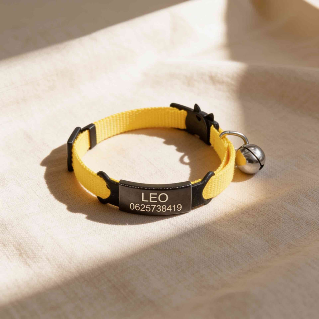 Collier personnalisable anti-étranglement pour chat - Muzo