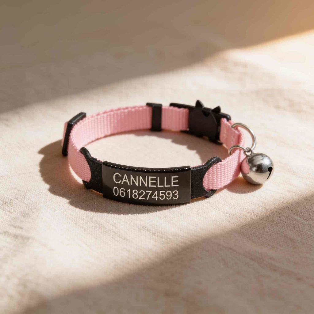 Collier personnalisable anti-étranglement pour chat - Muzo