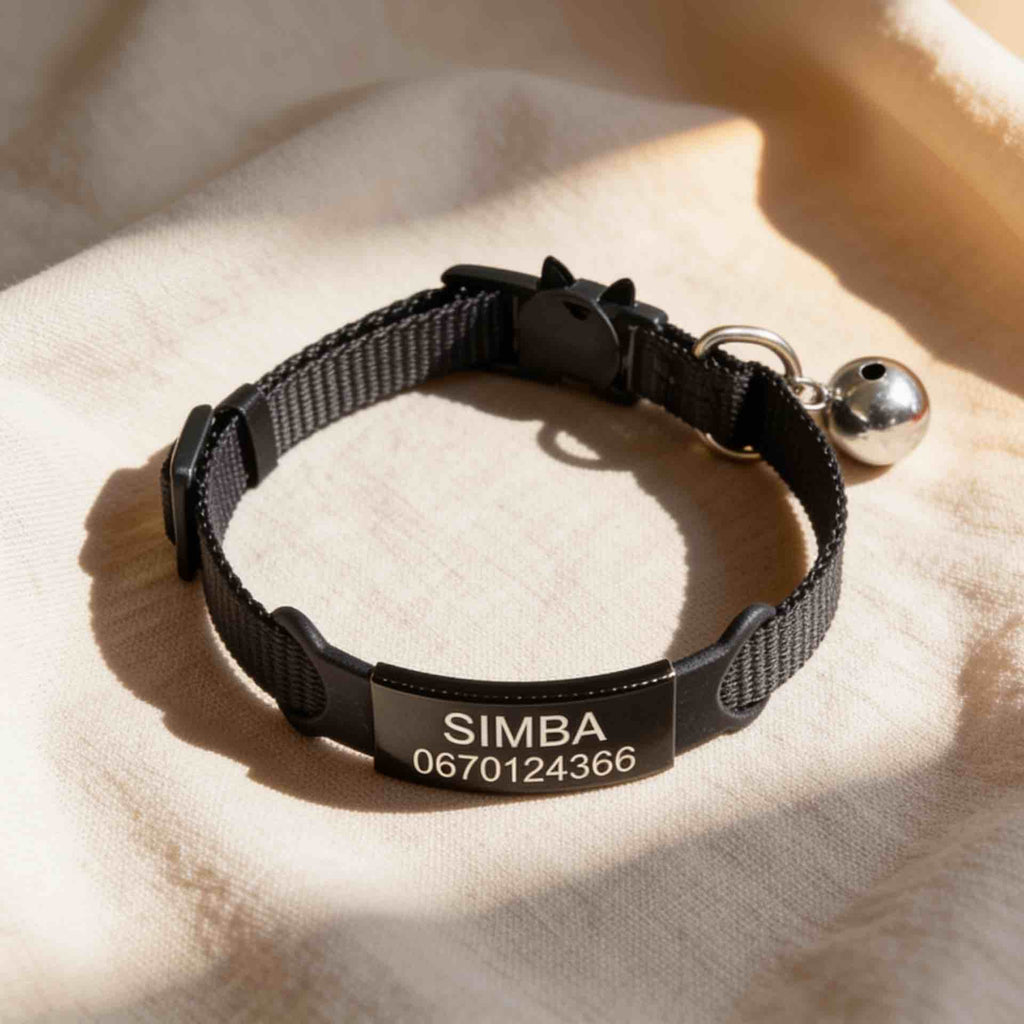 Collier personnalisable anti-étranglement pour chat - Muzo