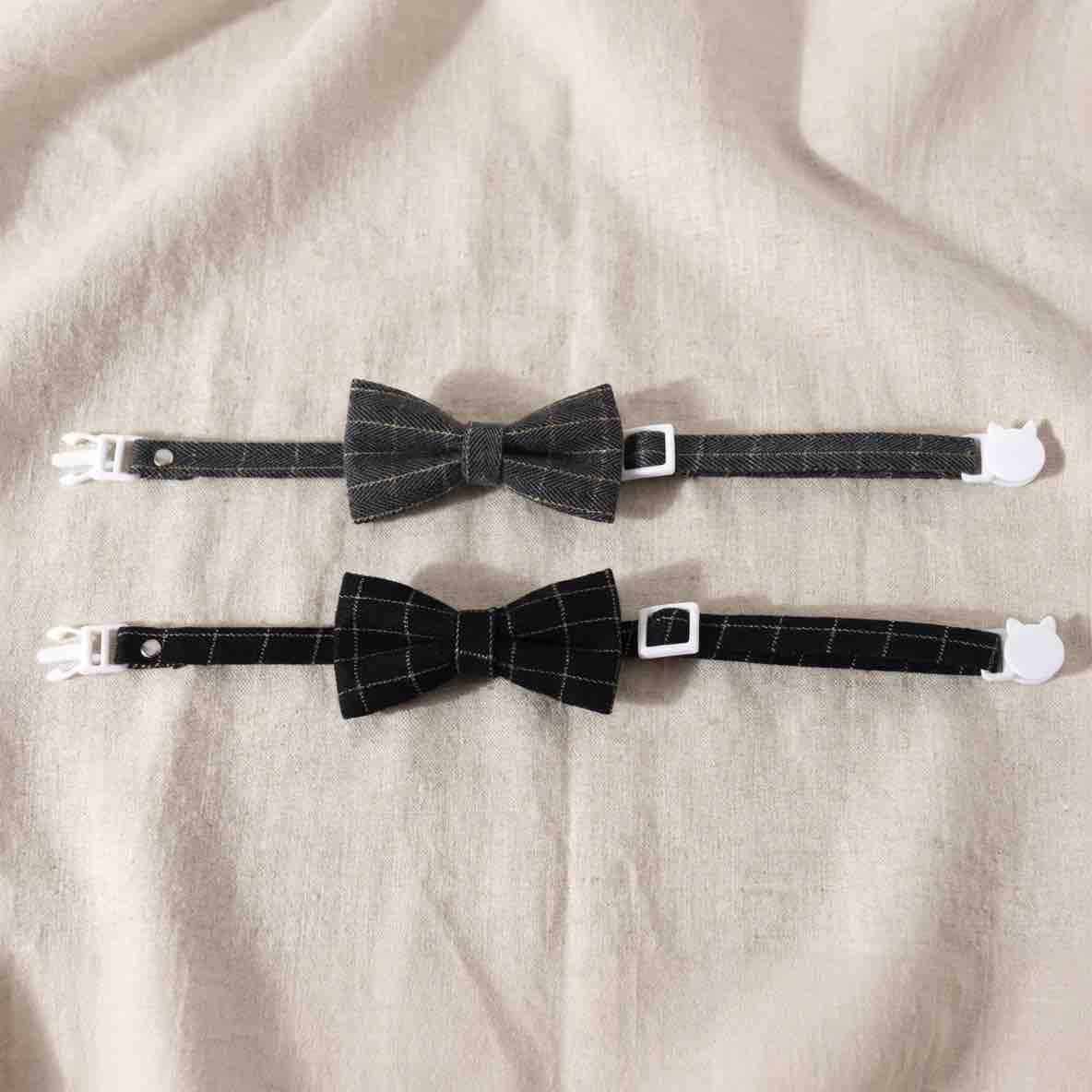 Collier nœud papillon pour chat anti-étranglement