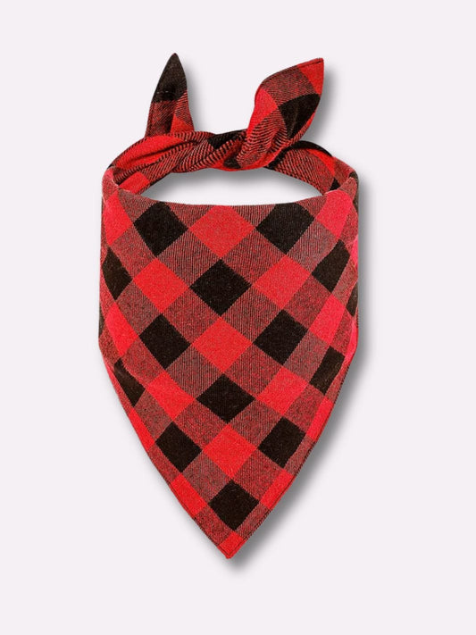 Foulard pour Chien Rouge / 63 cm x 43 cm
