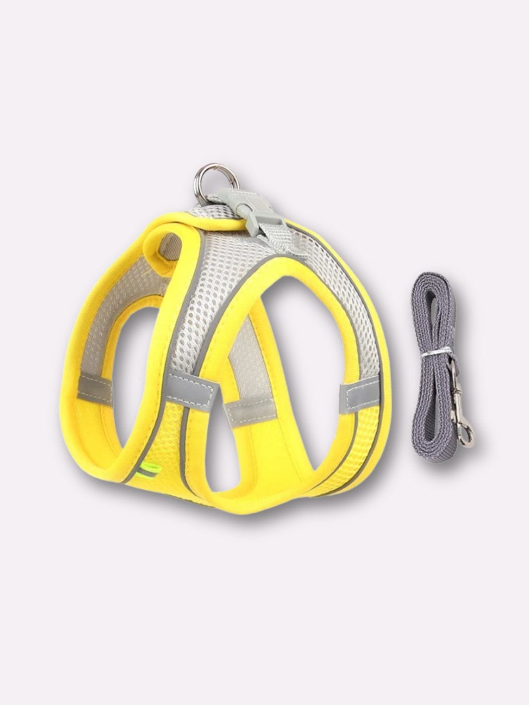 Harnais Réfléchissant pour Chat Jaune / XXS 1-2 kg