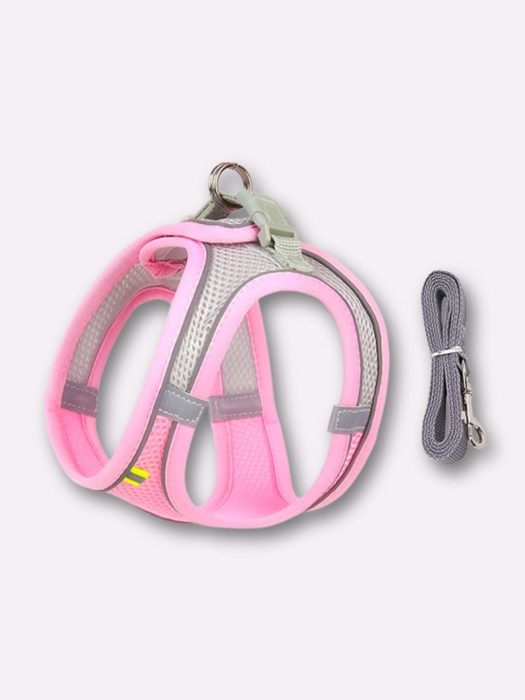 Harnais Réfléchissant pour Chat Rose / XS 2.5-4 kg